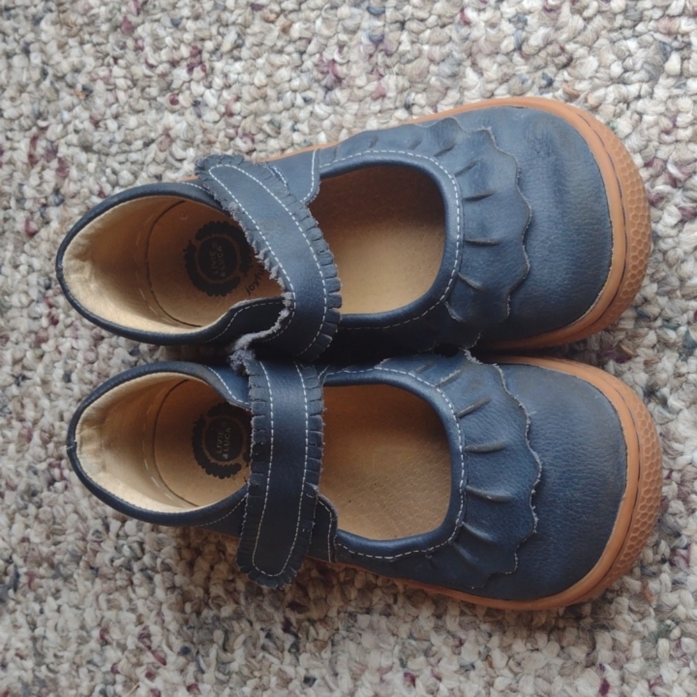 Livie & Luca Navy Mary Jane Shoes